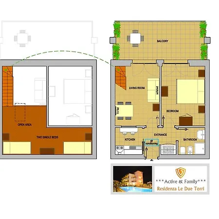 Residenza Le Due Torri 3*
